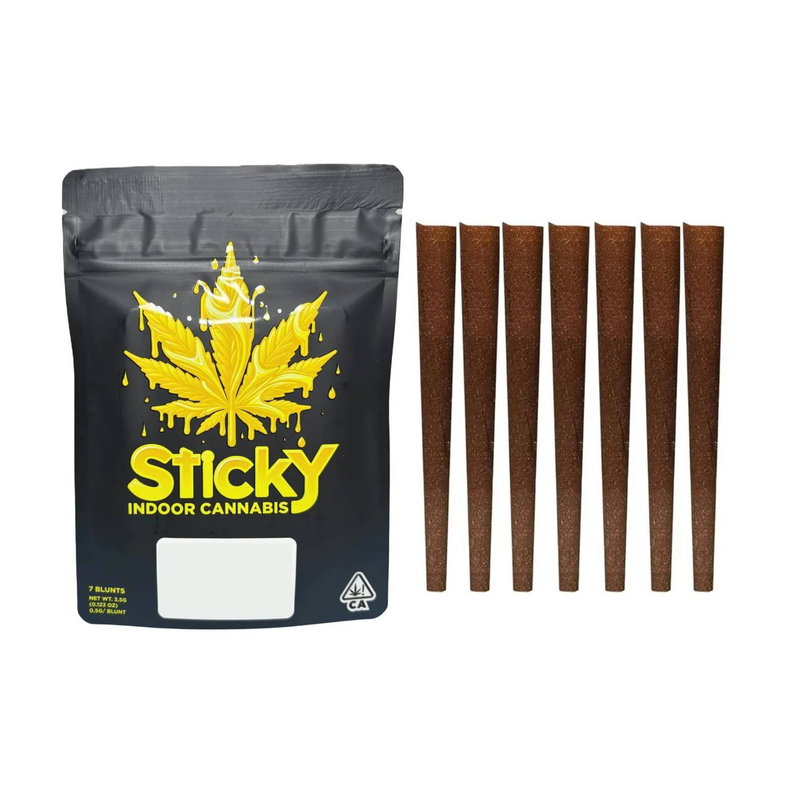 Sticky | Blunts | 7 x .5g | Hemp | Lemon Warheadz
