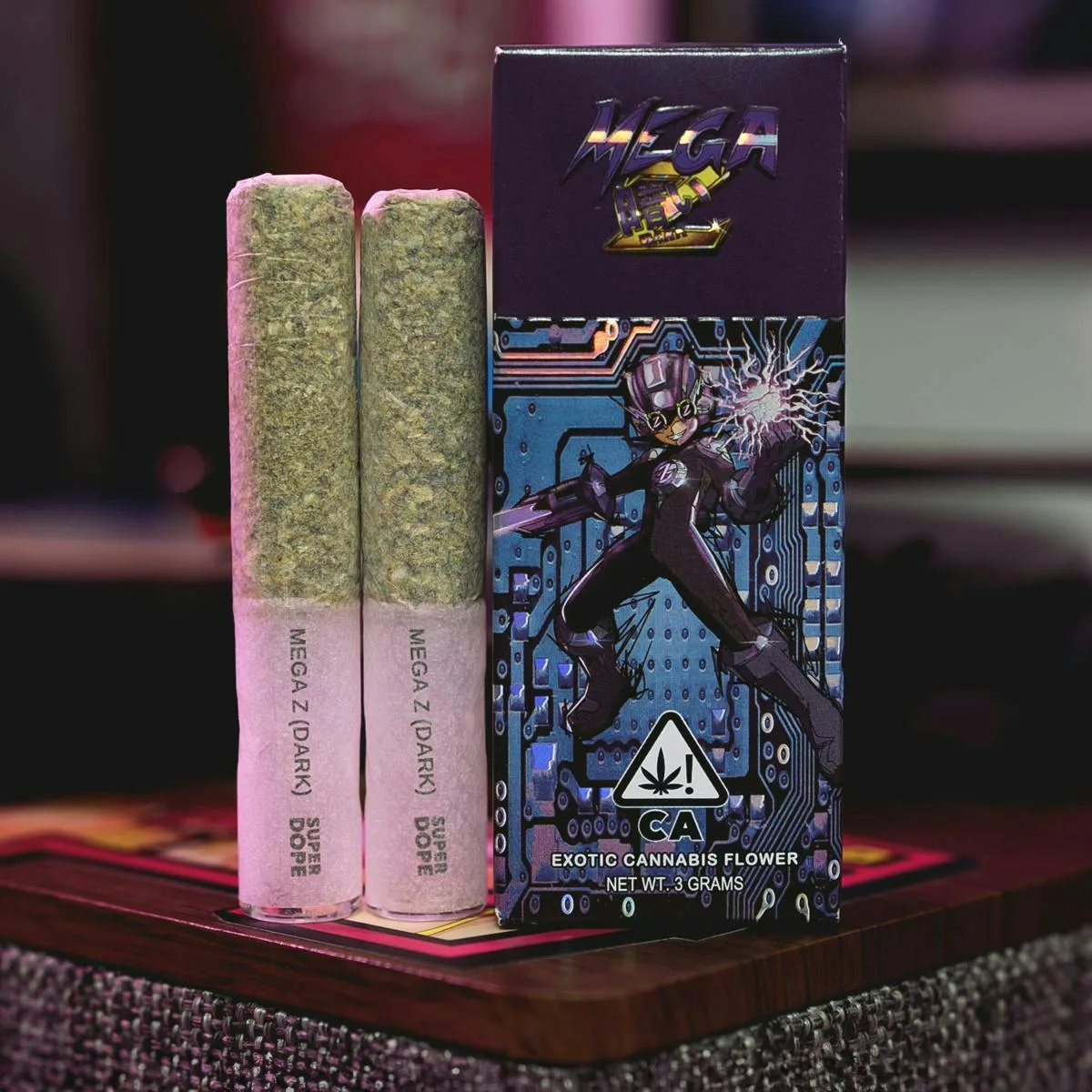 ⚡️ POWER UPS - Mega Z (Dark) - 2x Pre Rolls (3g)