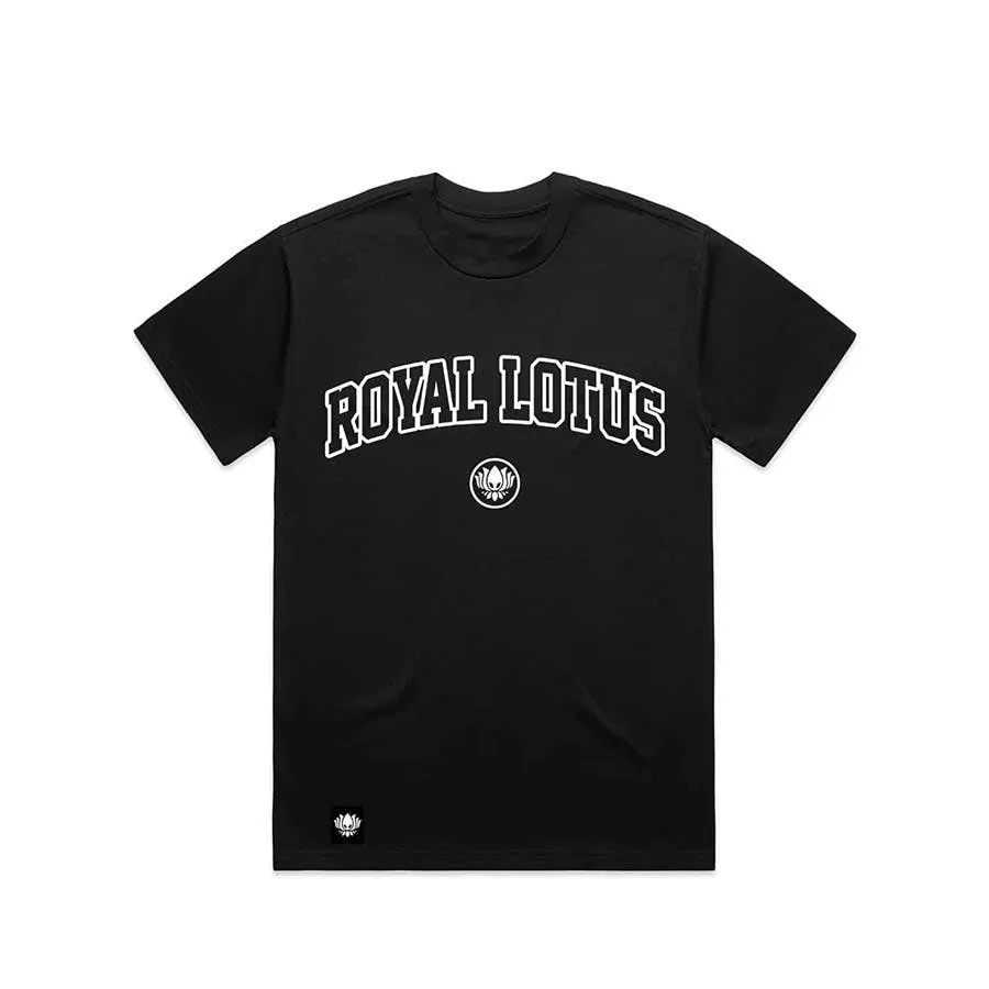 ROYAL LOTUS BLACK SHIRT SMALL