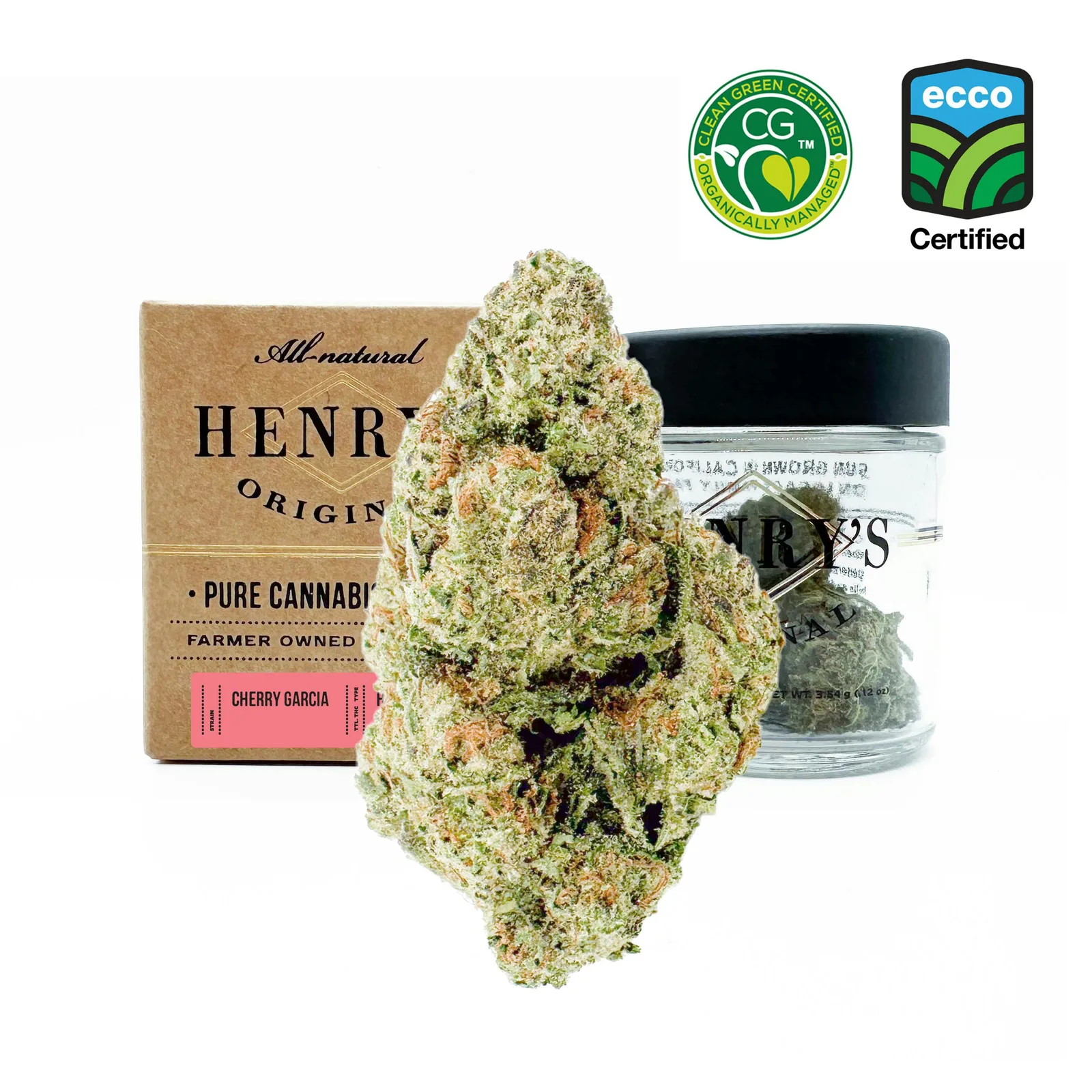 Henry's Original | Cherry Garcia | Jar Big Buds | 3.5g