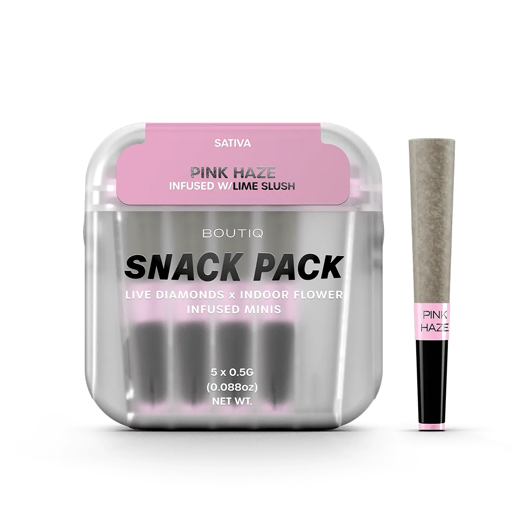 Boutiq | Pink Haze x Lime Slush Diamonds SP | Infused Minis | 5pk