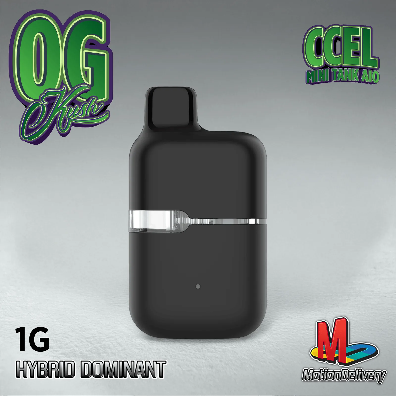 1G OG Kush Live Resin Disposable I-Crusher Vape Cart