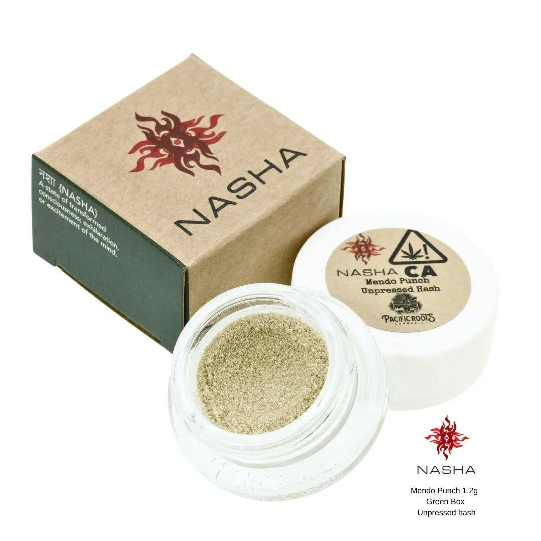 Mendo Punch 1.2g Green Unpressed Hash (Pacific Roots)