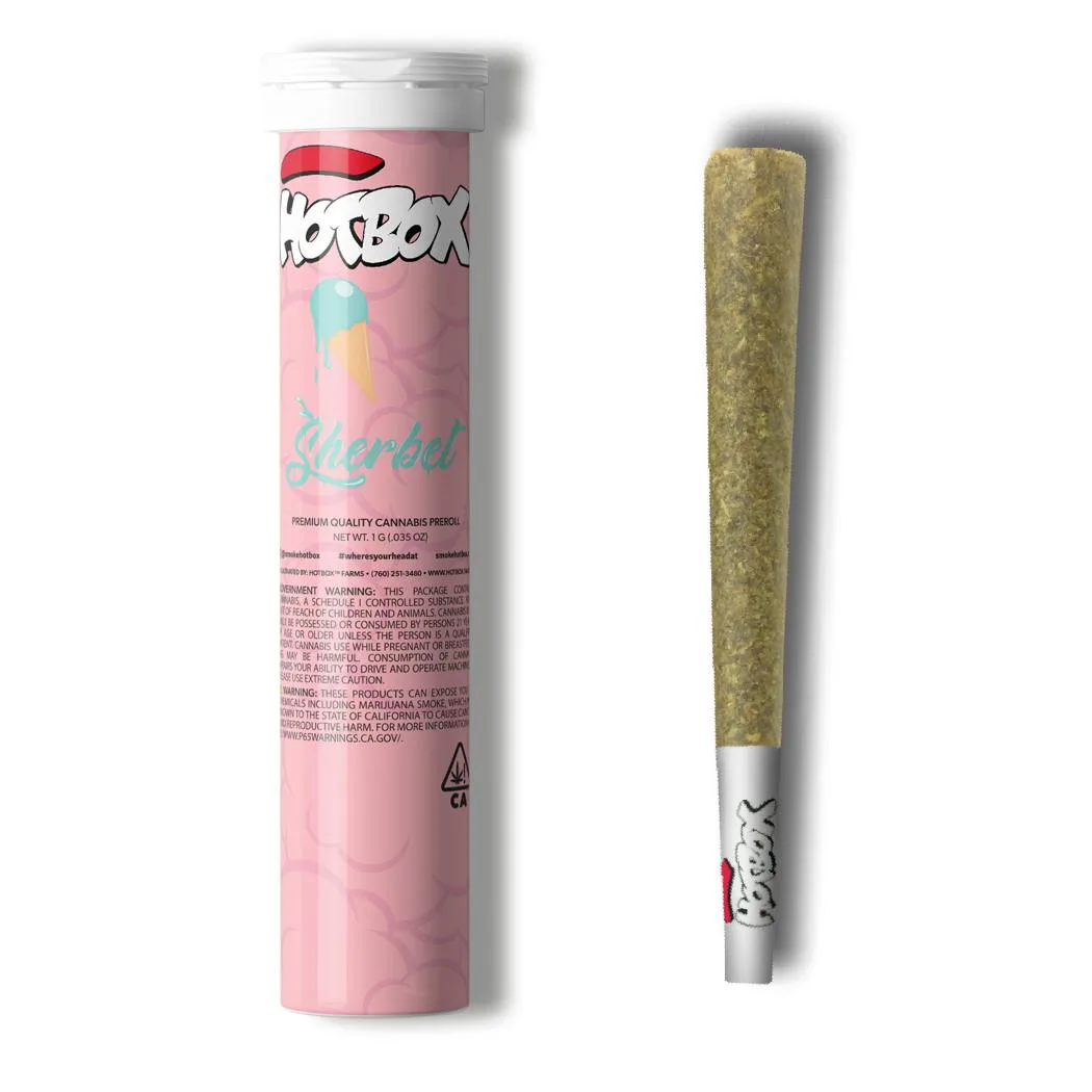 HOTBOX | Ice Cream Sherbet Hybrid Preroll (1g)