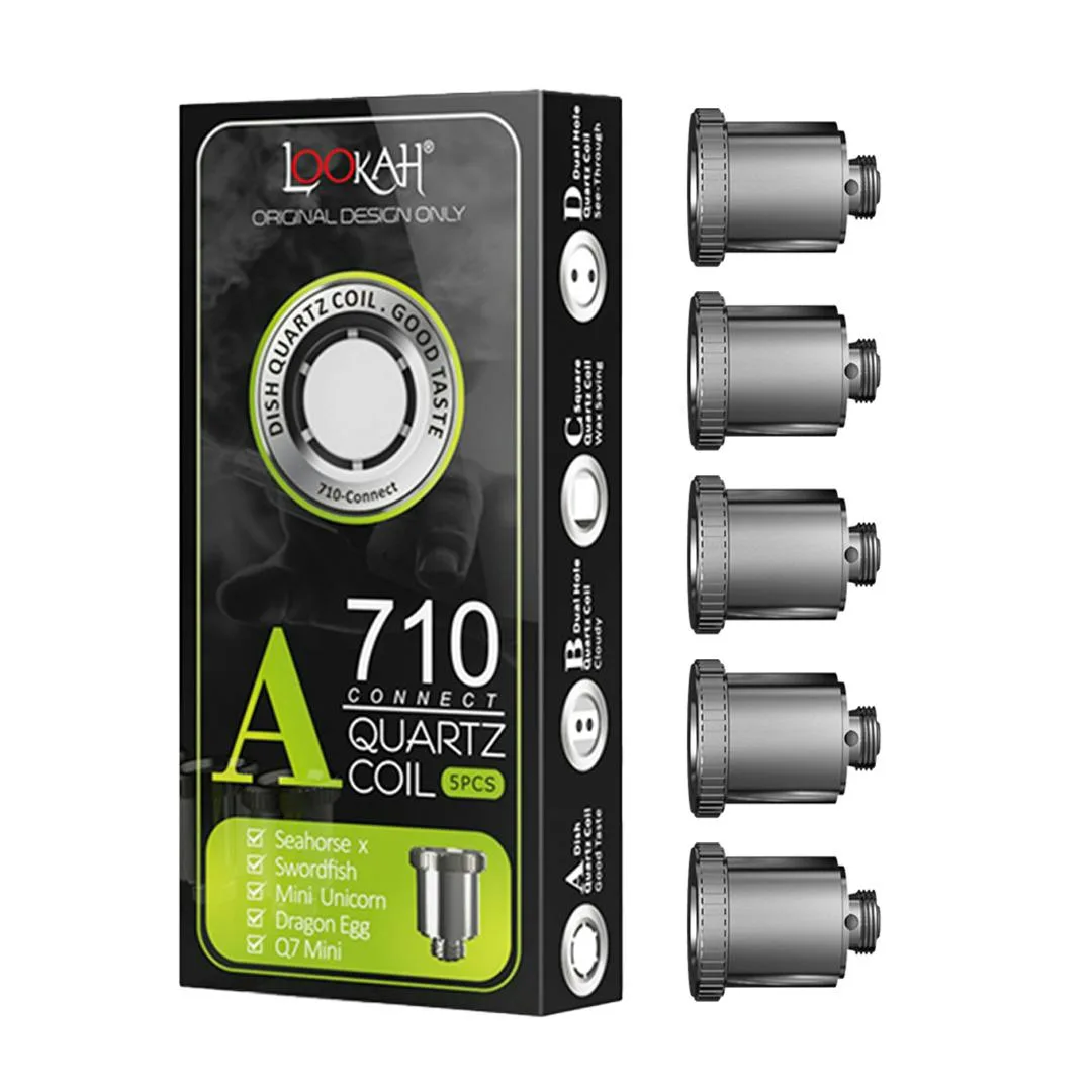 710 COIL 5 PACK A - DISH QUARTZ COILS - LOOKAH
