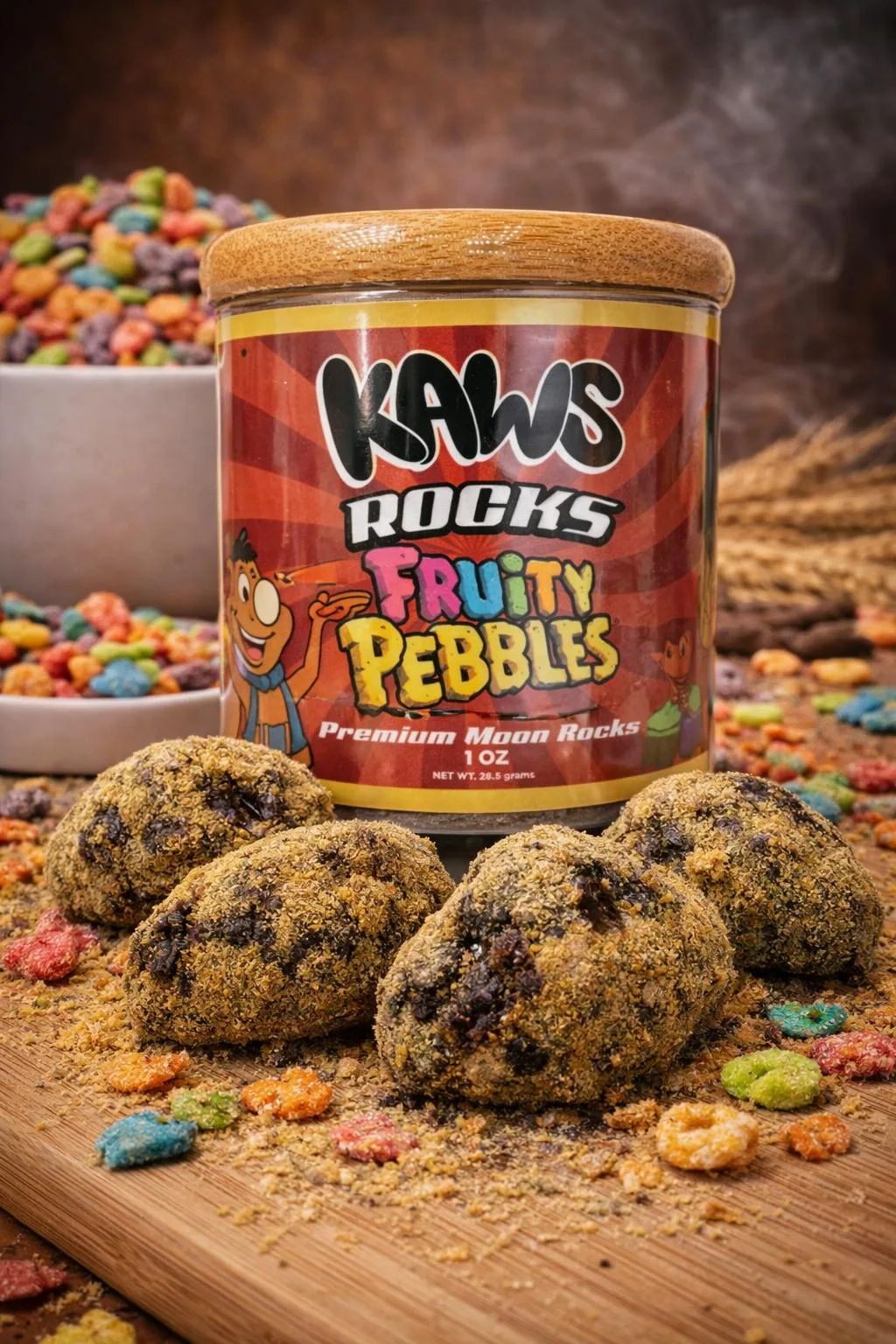 KAWS ROCKS | FRUITY PEBBLES (1OZ MOONROCKS)