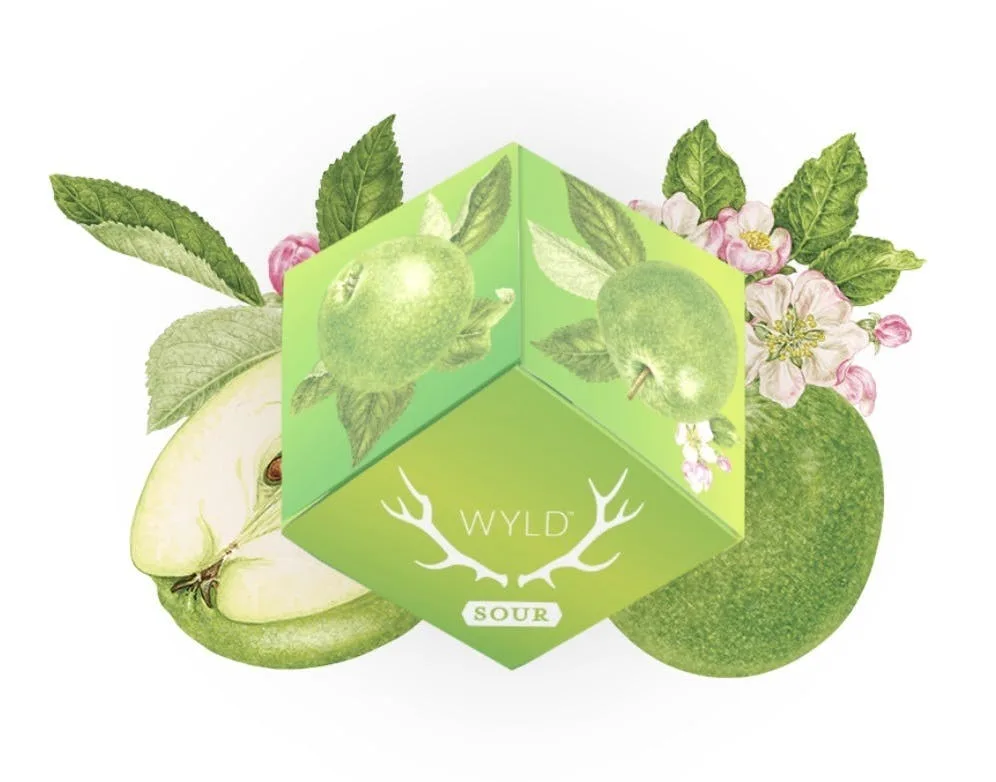 Sour Apple | Sativa | Wyld Gummies