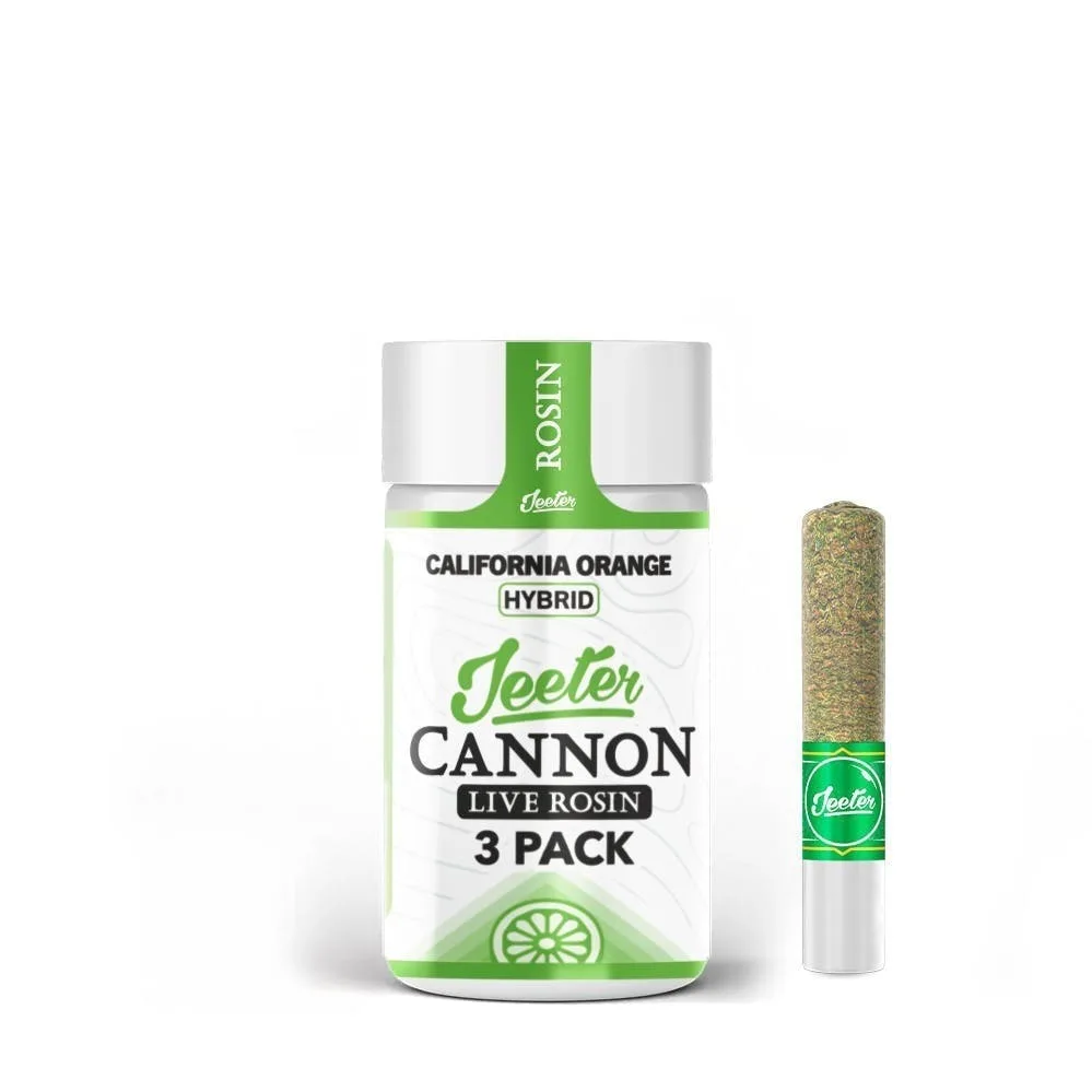 California Orange | Live Rosin Cannons | Infused Minis | 0.5g ea | 3pk
