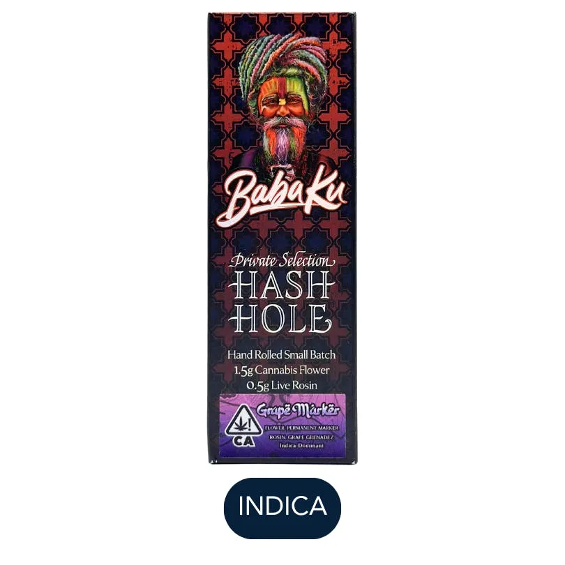 Baba Ku - Hash Hole - Grape Marker - Infused Preroll - 2.0g