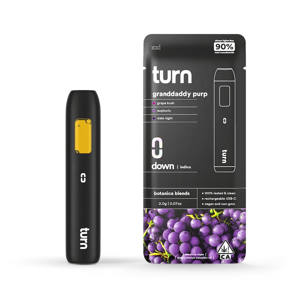 turn | Granddaddy Purp | Disposable | 2g