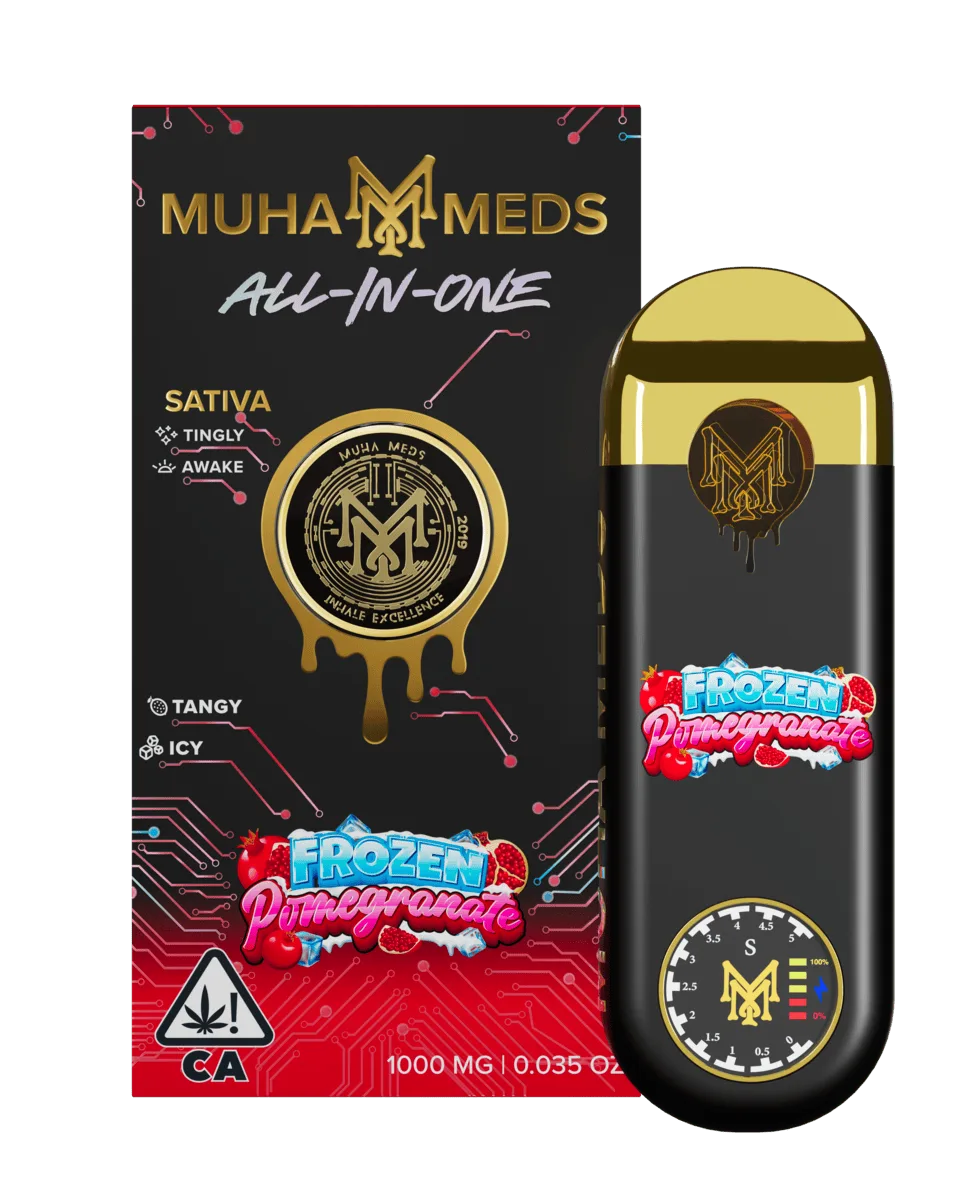 Muha Meds | Frozen Pomegranate | 3rd Gen Disposable | 1g