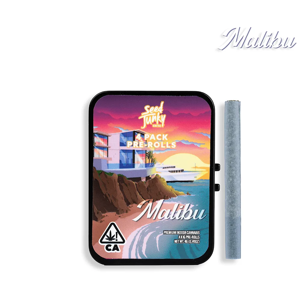 Seed Junky | Malibu | Joints | 1g each | 4pk