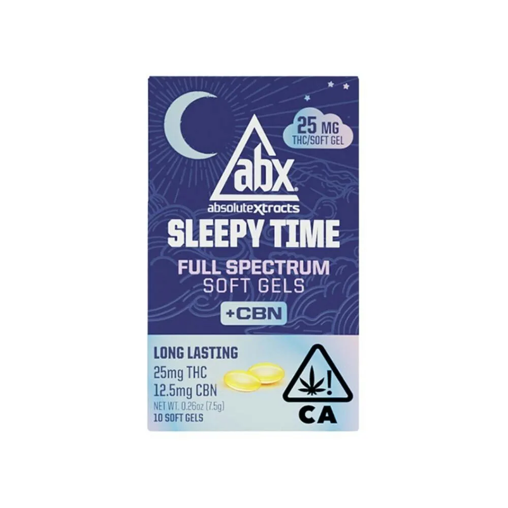 SLEEPYTIME CBN 25MG SOFT GELS (10) - ABSOLUTE EXTRACTS