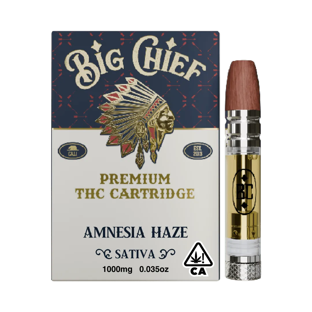 Big Chief 1g Cartridge - Amnesia Haze (S)