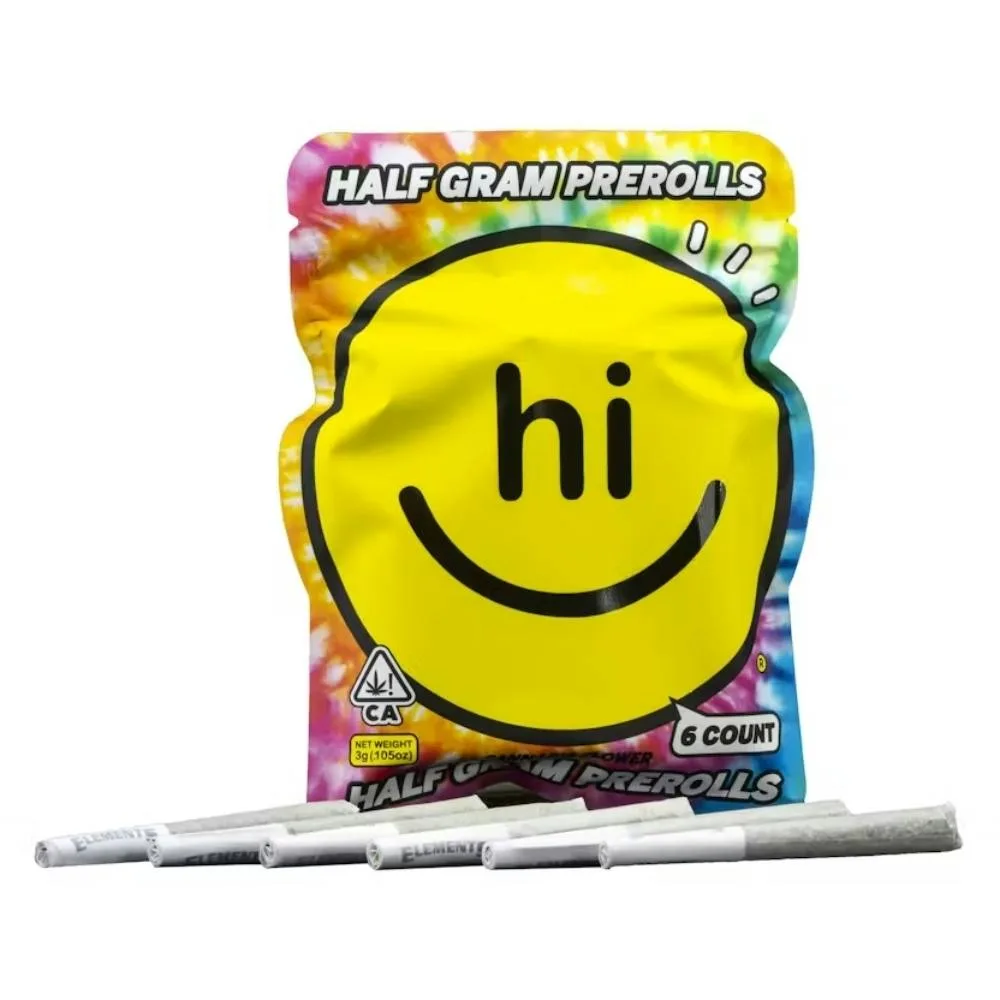 Hi Raspberry Runtz (H) Prerolls 6pk 3g
