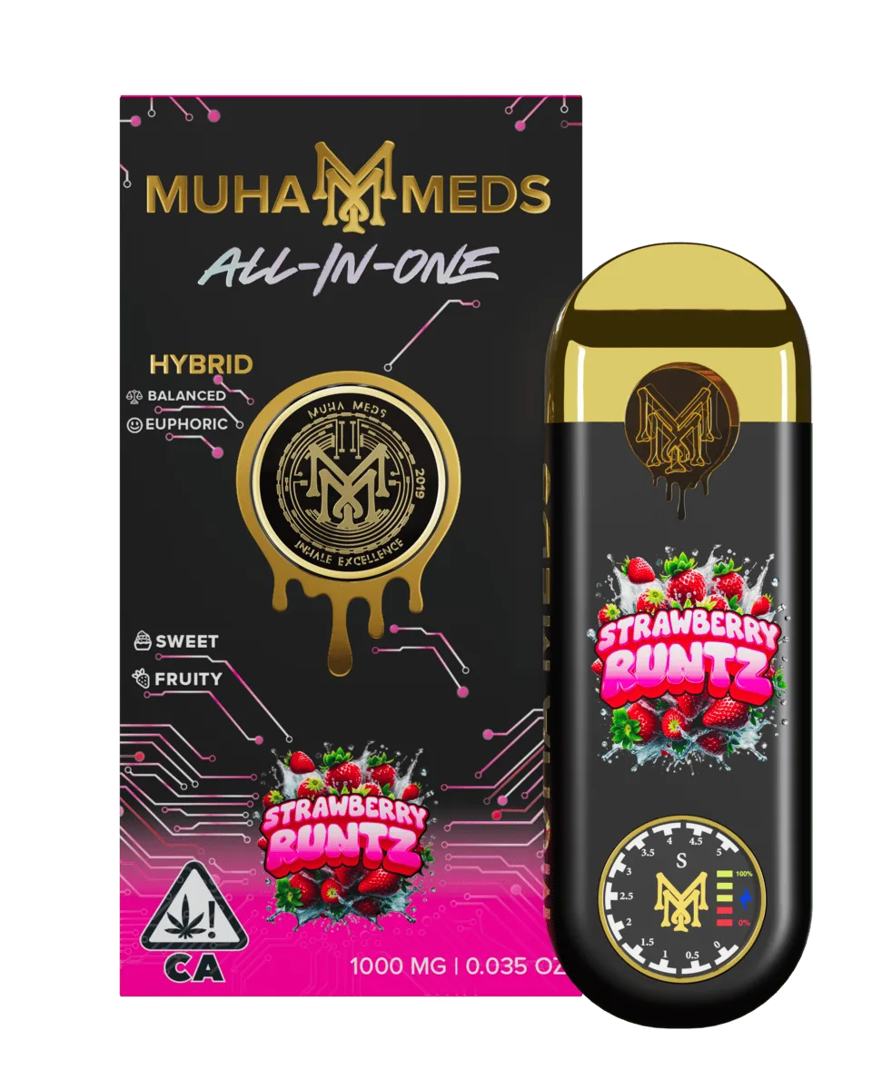 Muha Meds | Strawberry Runtz | 3rd Gen Disposable | 1g
