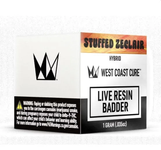 Stuffed Zeclair 1g Live Resin Badder