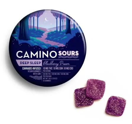 Kiva - Camino Sours - Blackberry Dream - 1:1:1 THC:CBD:CBN