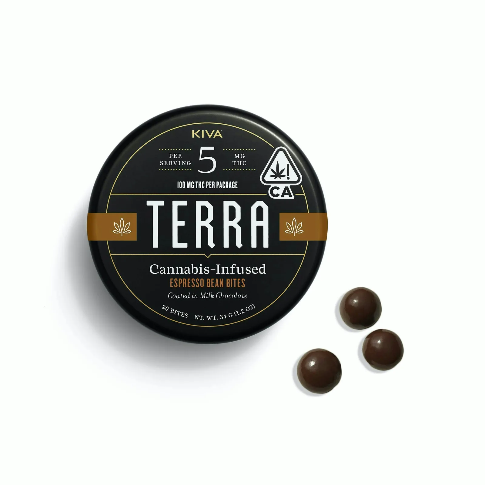 100mg Bites Terra Espresso Beans - 1 item