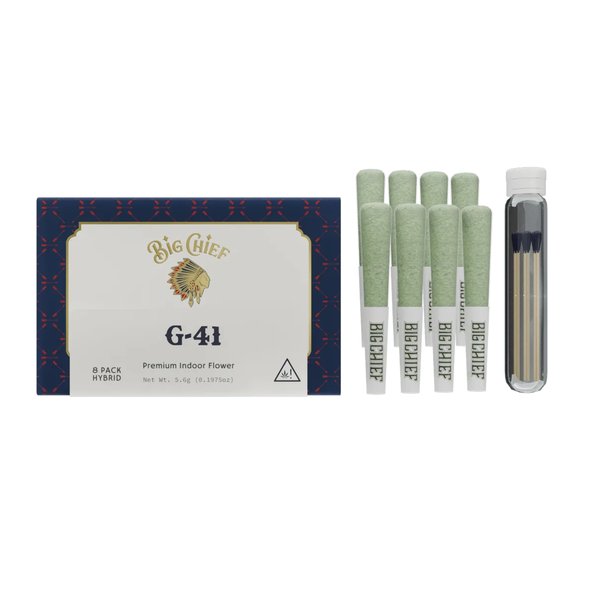 Big Chief Prerolls 8 Pack - G-41