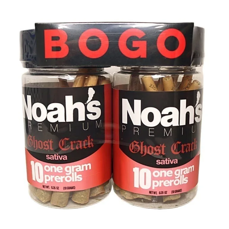 Noah's Premium - Ghost Crack (Sativa) 20pk 1g Prerolls