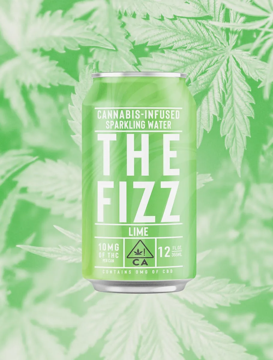 Lime – THC Sparkling Water – 10mg