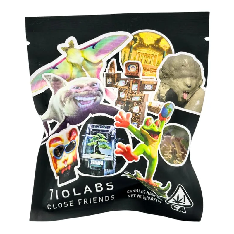710 Labs - Close Friends - Persy Thumbprint - Mango Banana #9 + Moonbow 112 #3 - Concentrates - 2.0g