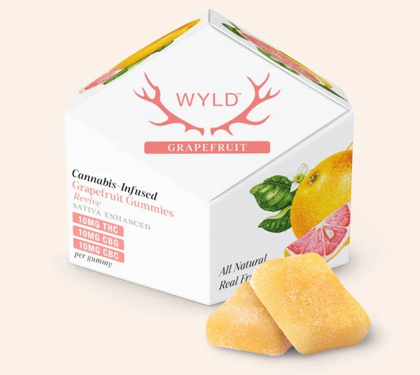 Wyld Grapefruit 1:1:1 THC|CBG|CBC 10pk