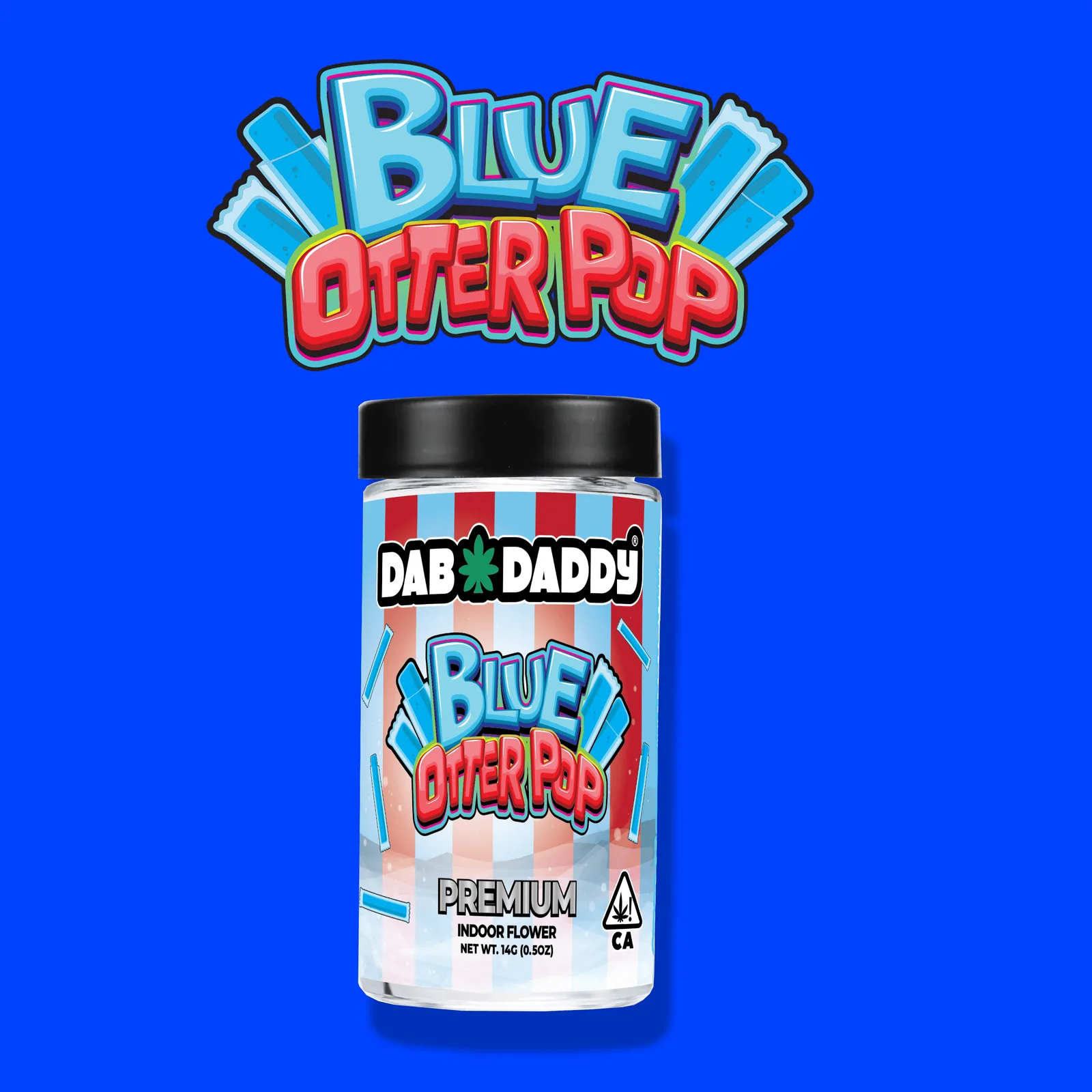 Blue Otter Pop Flower Dab Daddy® 14g Premium Indoor Flower
