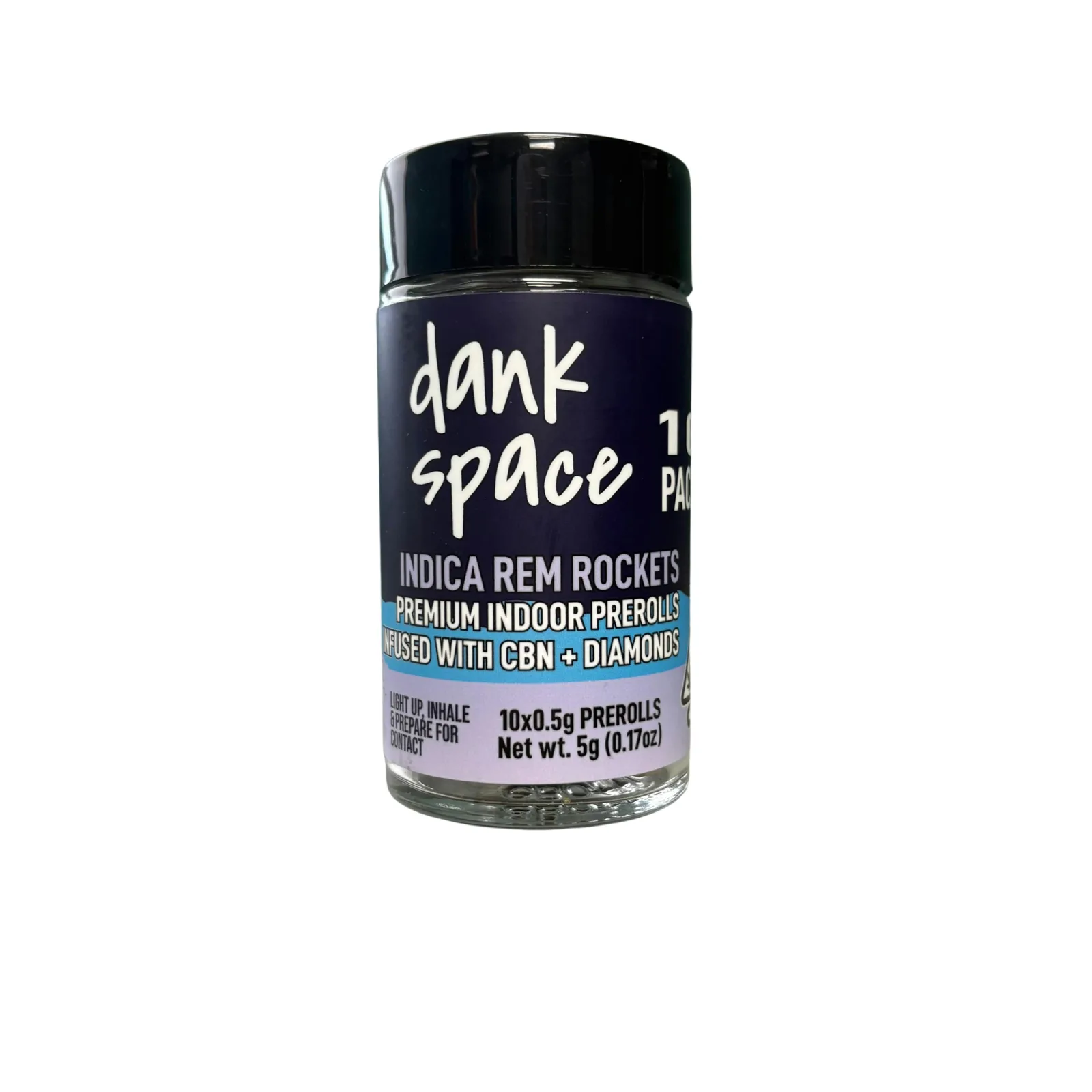 DANK SPACE: REM ROCKETS CBN INFUSED 5G PREROLL 10 PACK