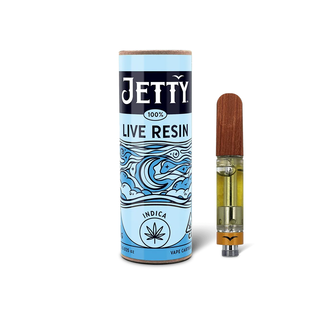 Jetty Cartridge 100% Live Resin 1g Papaya Cake