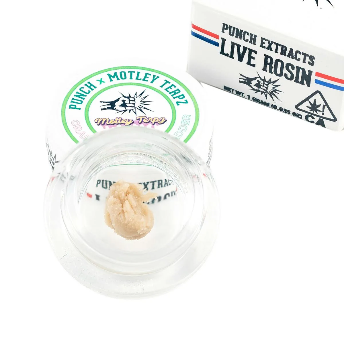 Punch | Grapefruit Chem | Tier 4 Live Rosin Cold Cure Badder | 1g