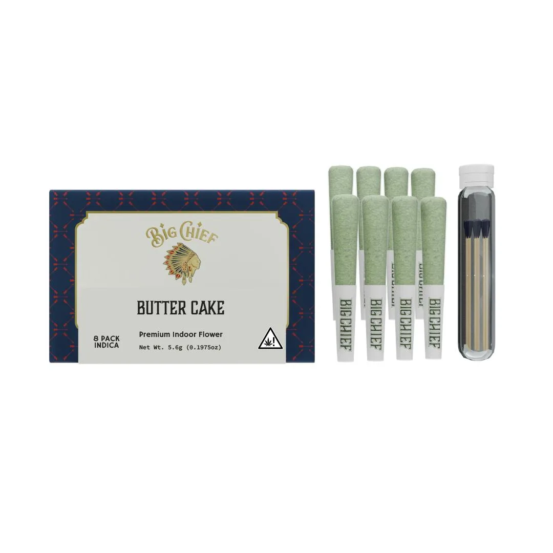 8 Pack Pre-Rolls Butter Cake