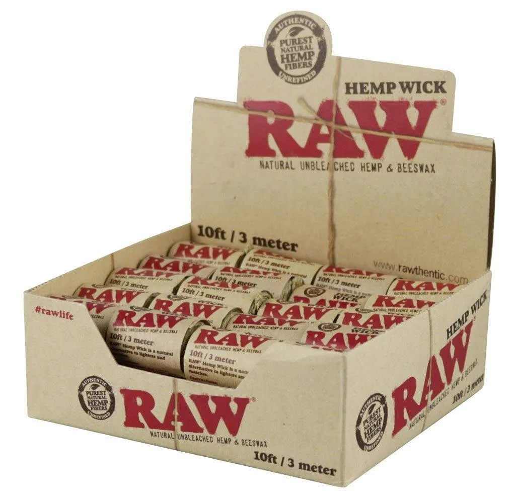RAW Paper | 10ft Hemp Wick