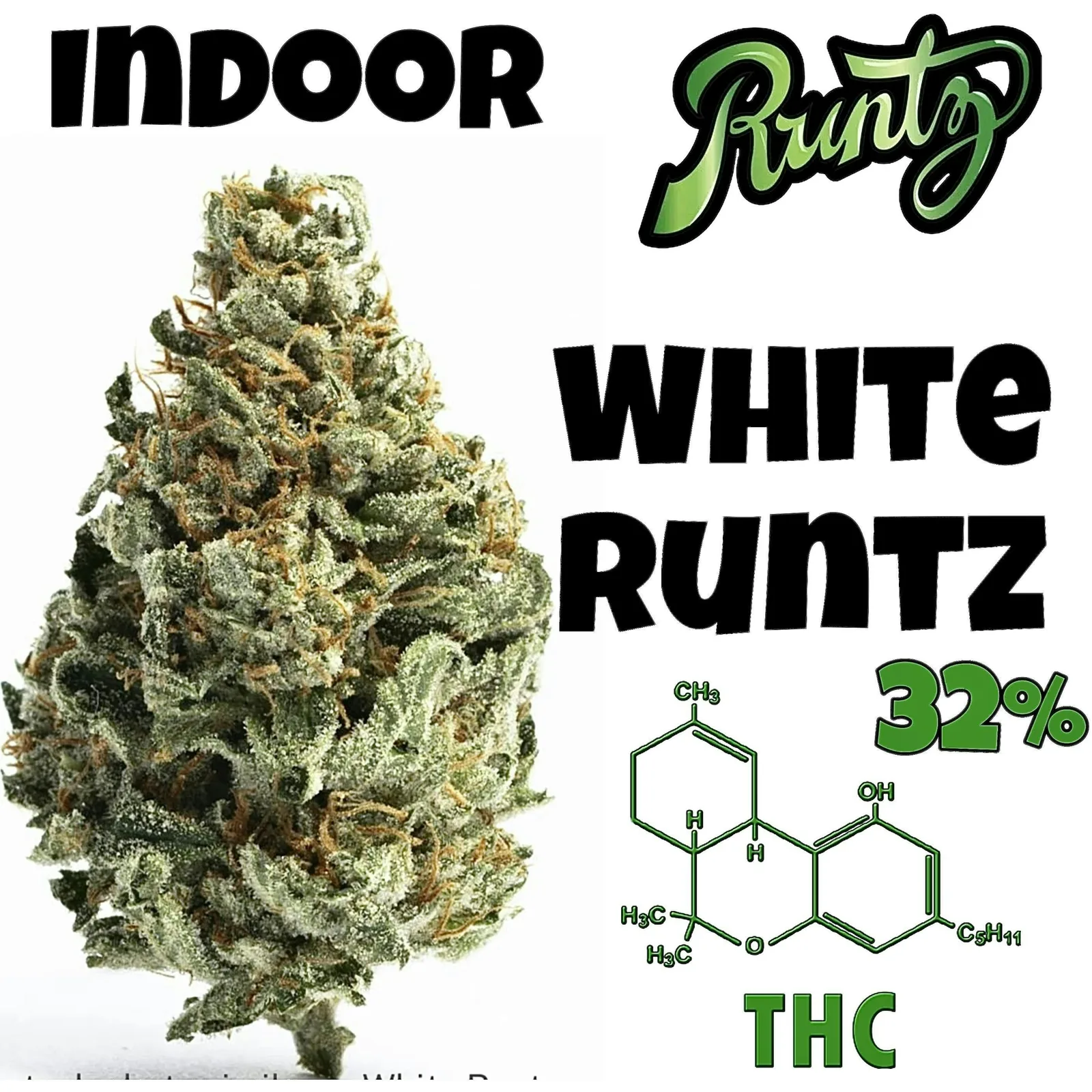 White Runtz / 28g / High Quality (medium nugs)