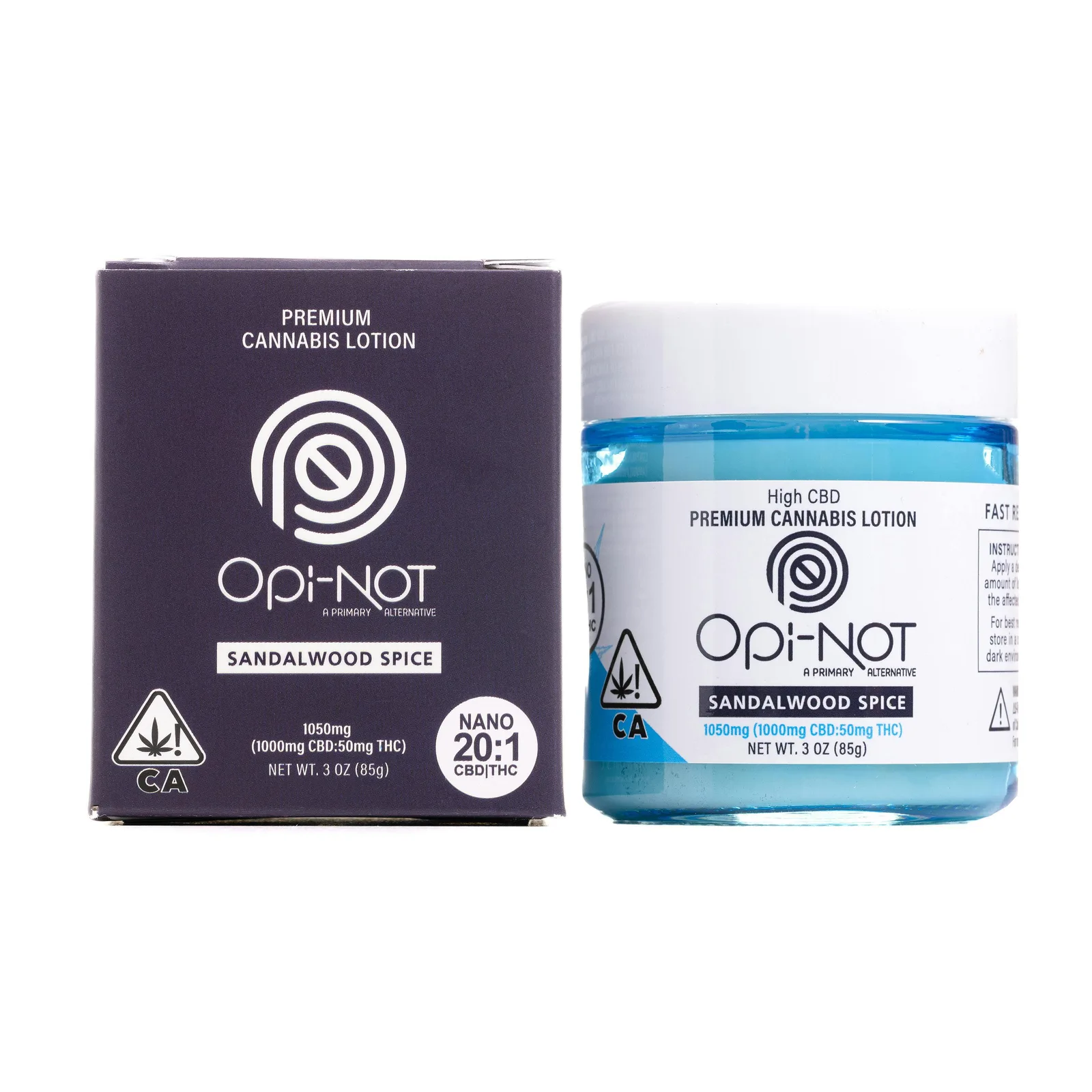 OpiNot Lotion 20:1 Sandalwood Spice