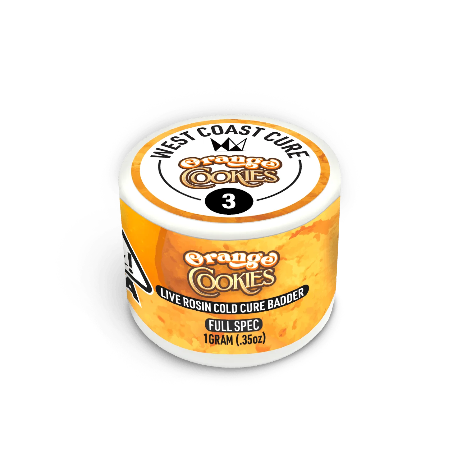 Orange Cookies - 1G Live Rosin Cold Cure Badder - Tier 3