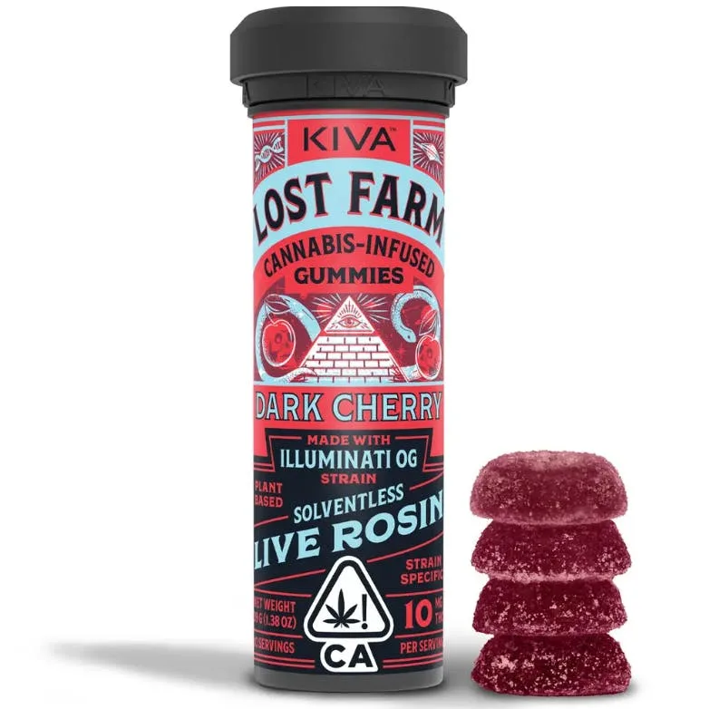 Lost Farm Gummies Dark Cherry 100mg