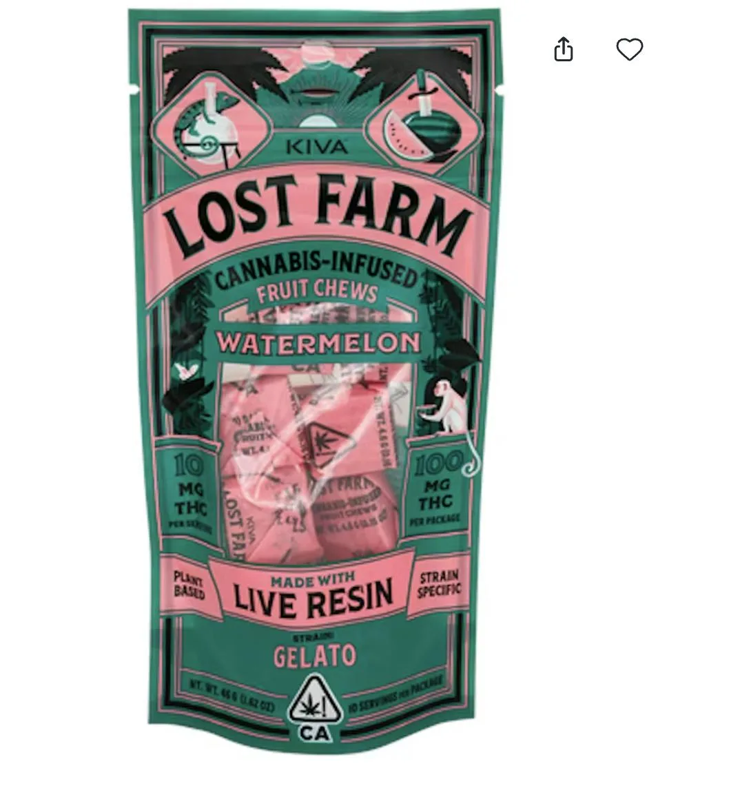 Lost Farm Watermelon 'Gelato' Chew