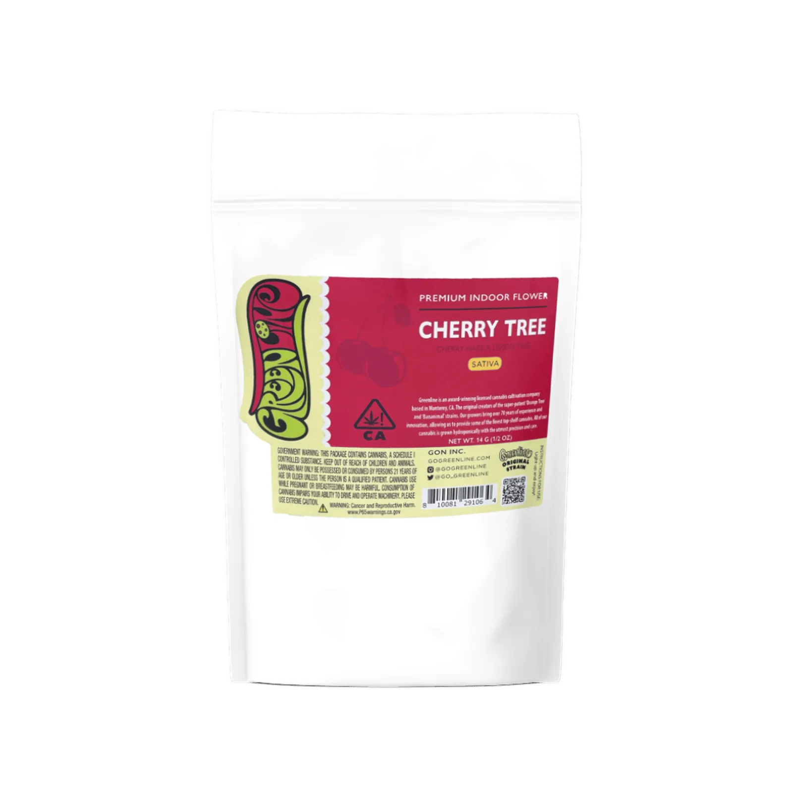 [Greenline] Flower - 14g - Lemon Cherry Mintz (H)