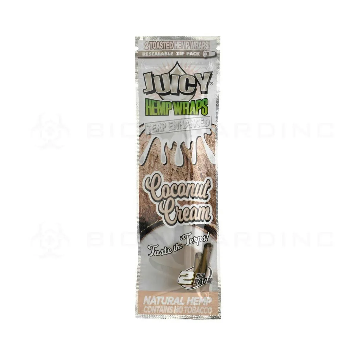 Coconut Cream 2-Pack Hemp Wraps
