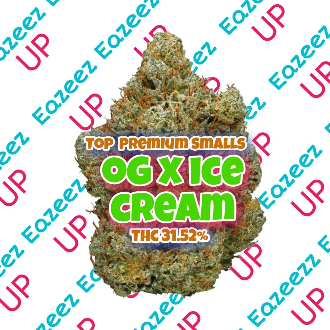 Eazeez Up - Og x Ice Cream - Top Premium Smalls - New Drop- (28g-1oz) - Hybrid