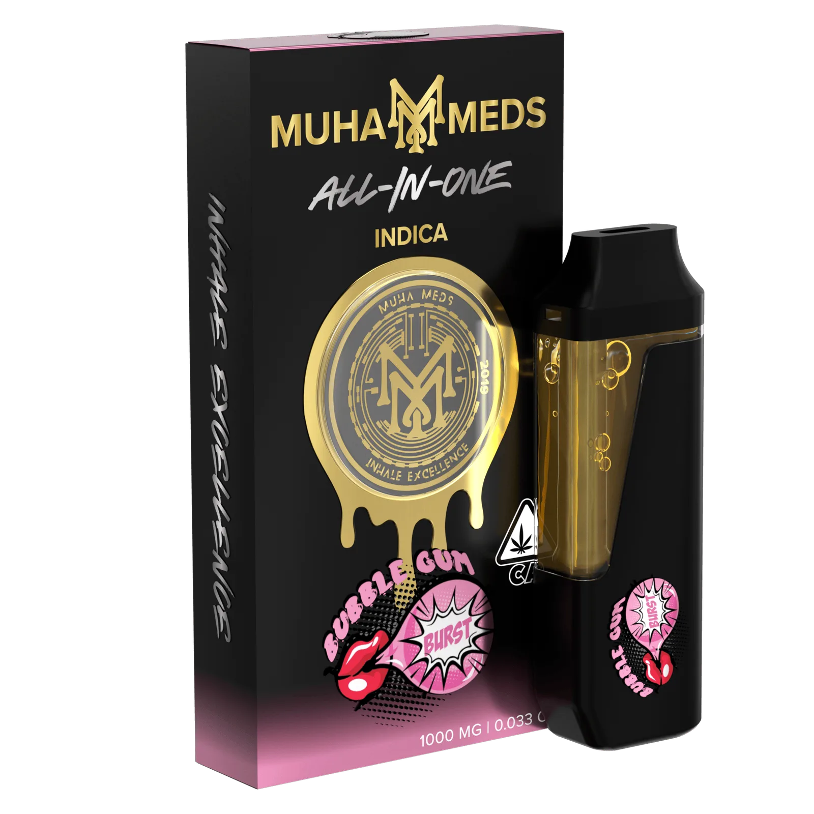 Muha Meds | Bubble Gum | Disposable | 1g