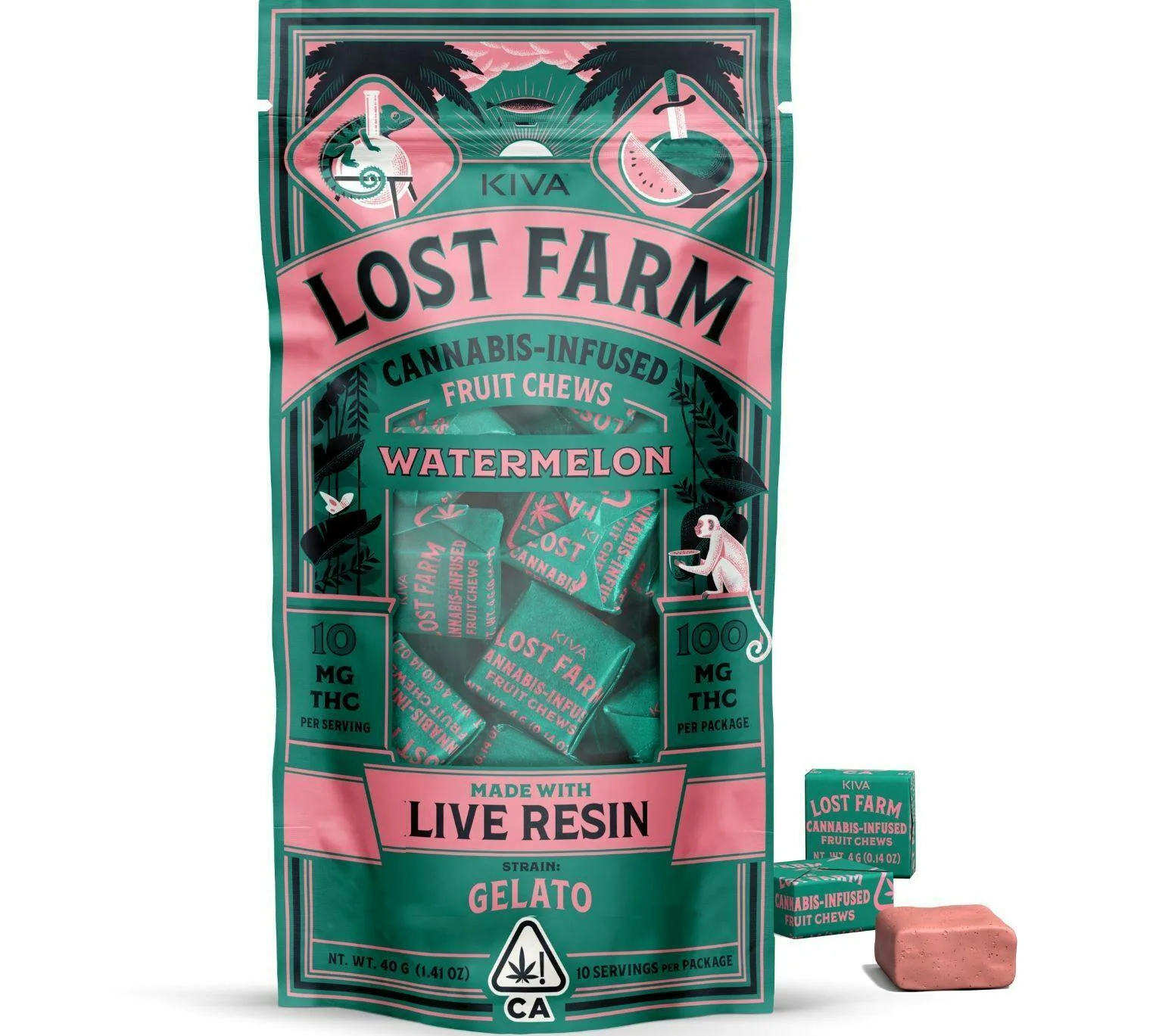 Watermelon Gelato Live Resin Chews