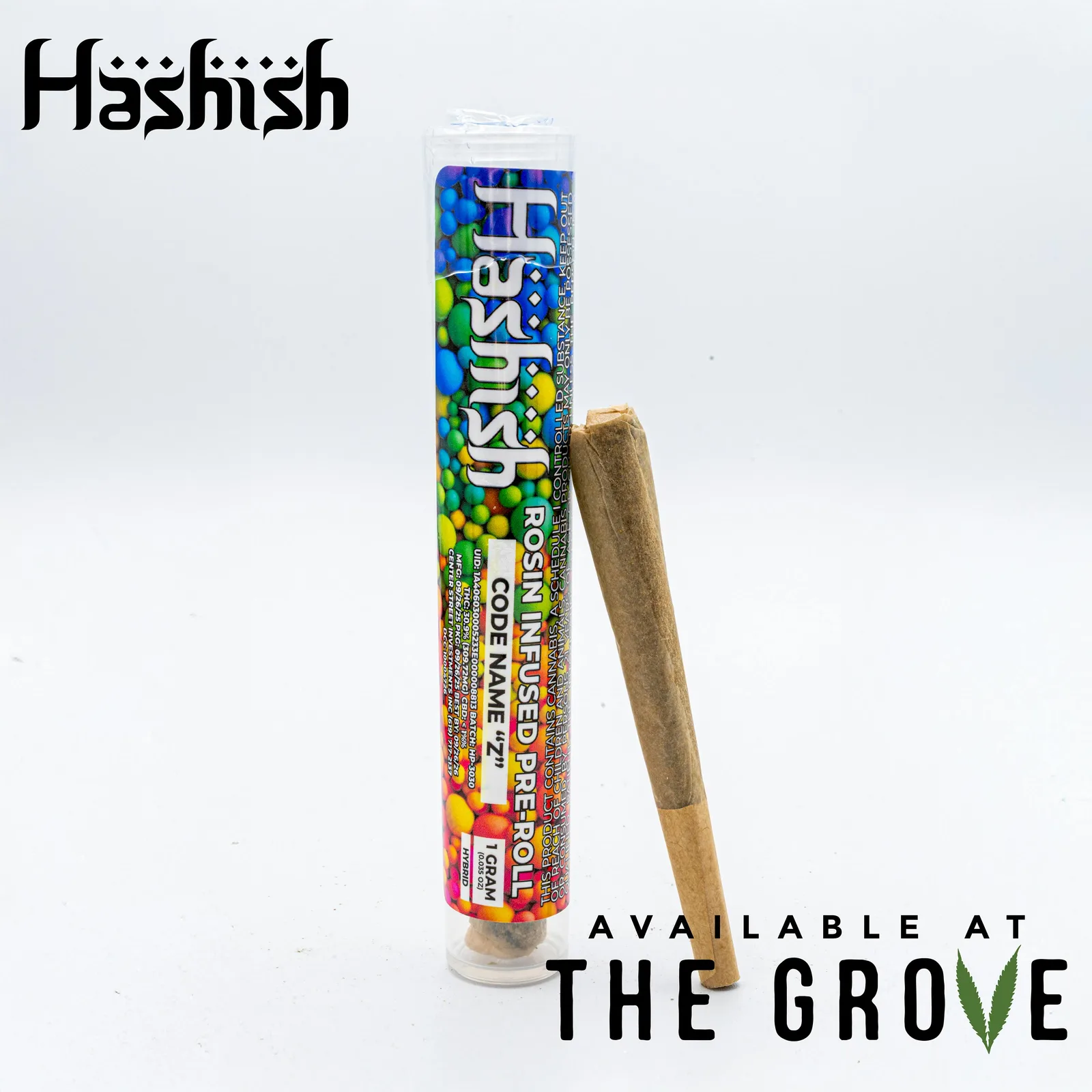 Hashish | Code Name "Z" 1g Infused Pre-Roll