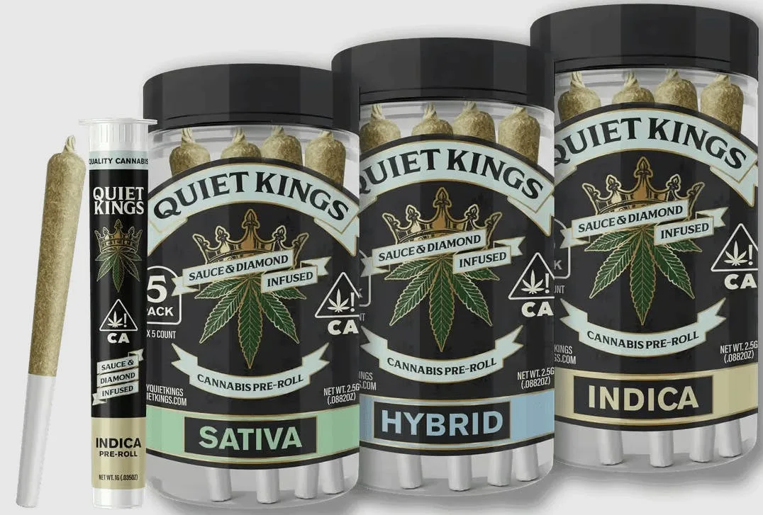 Quiet Kings - 2.5g 5pk Phantom OG prerolls