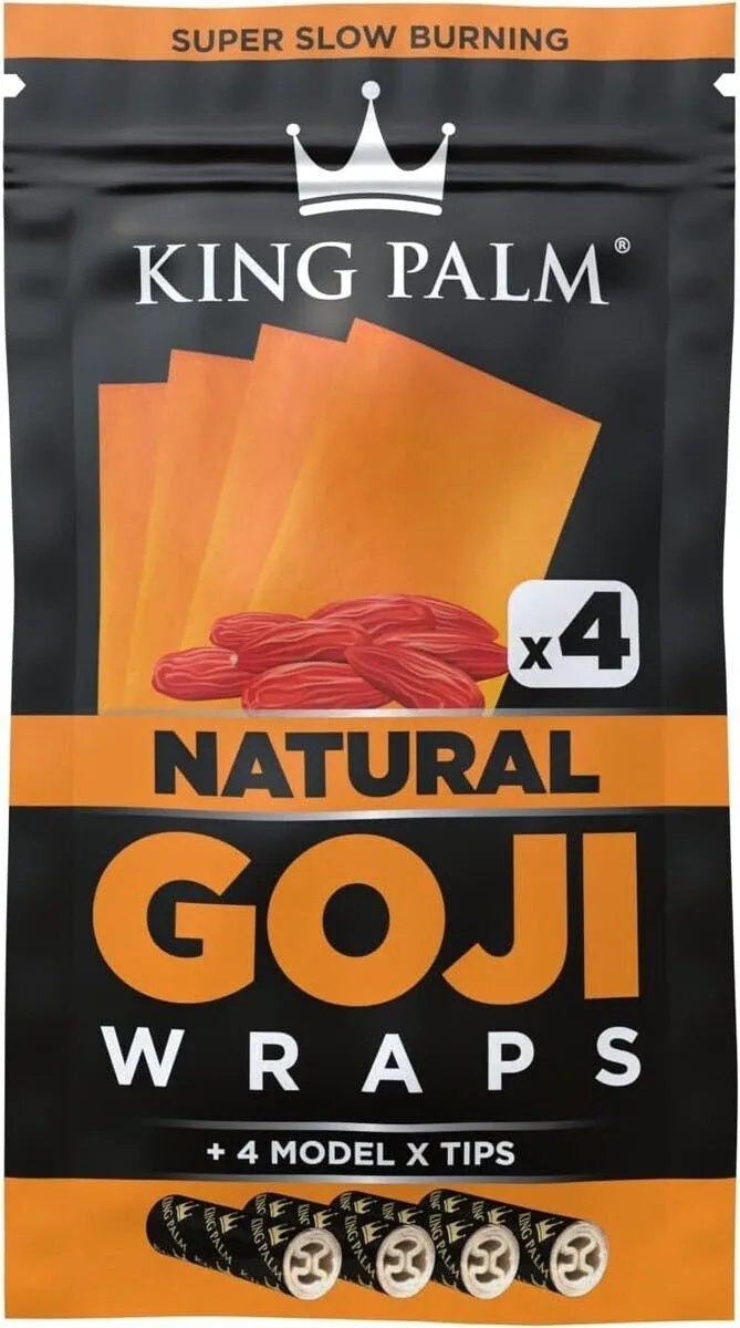 Natural Goji Wrap - King Palm X4 (X Tips)
