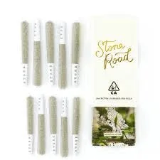 Stone Road | Cherry Pie | HYBRID | INFUSED WITH BISCOTTI HASH | 10-PACK Pre-rolled Joints