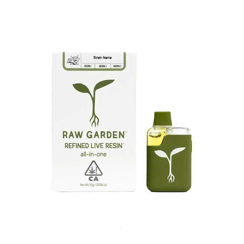 Raw Garden Rose All In One Vape 1g
