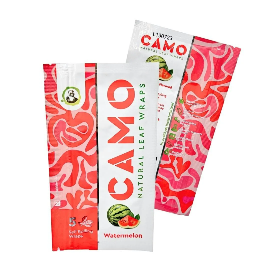 Kolas Camo Leaf Blunt Wraps Watermelon
